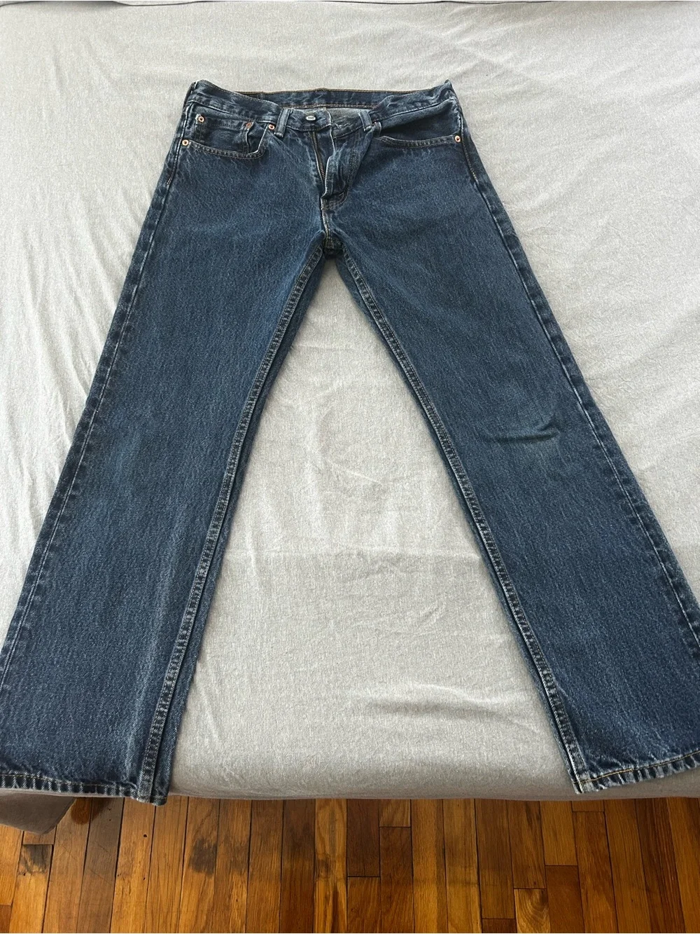 505 Regular Levi's Dark Blue Mens Jeans